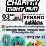 Announcement: Charity Night Run MRA Penang 2018 Charity Night Run