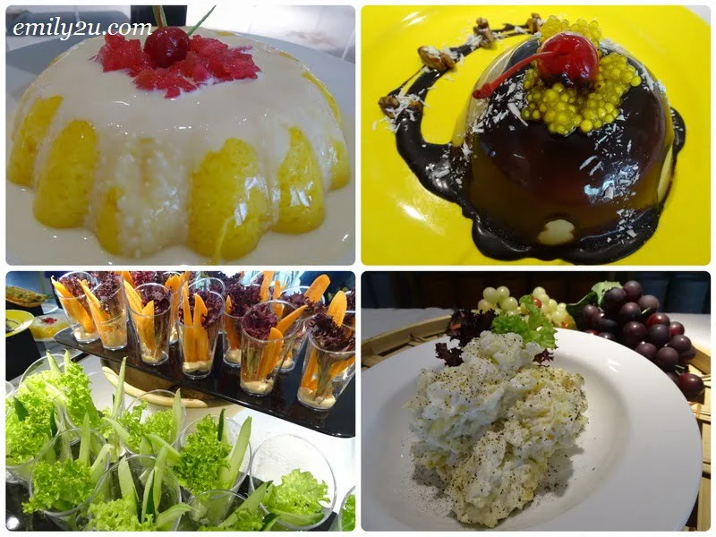 16. assorted pudding & others