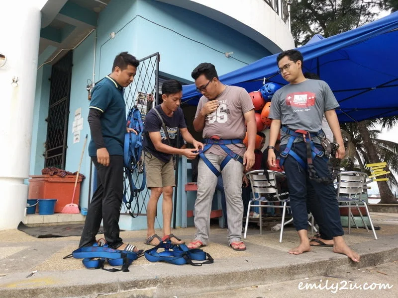 1. Fattah gets strapped up as Mirul looks on