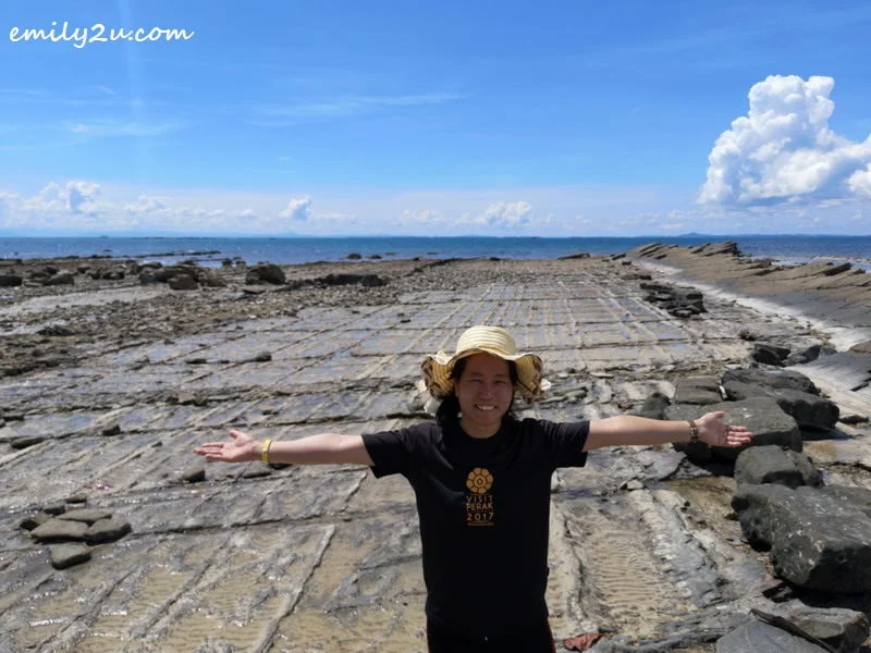 5. yours truly standing on batu sawar, the ocean floor