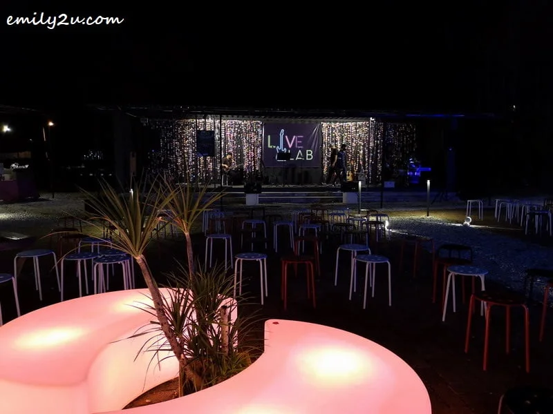 10. listening to live band