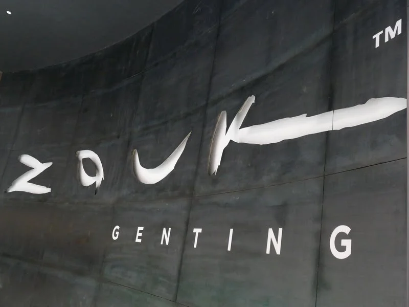 entrance to Zouk Genting