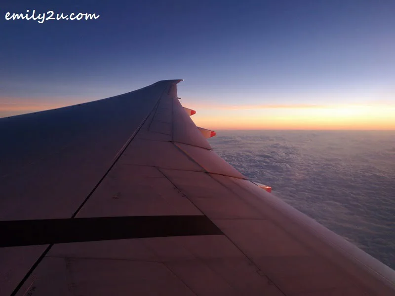 2. about to land at Taiwan Taoyuan International Airport