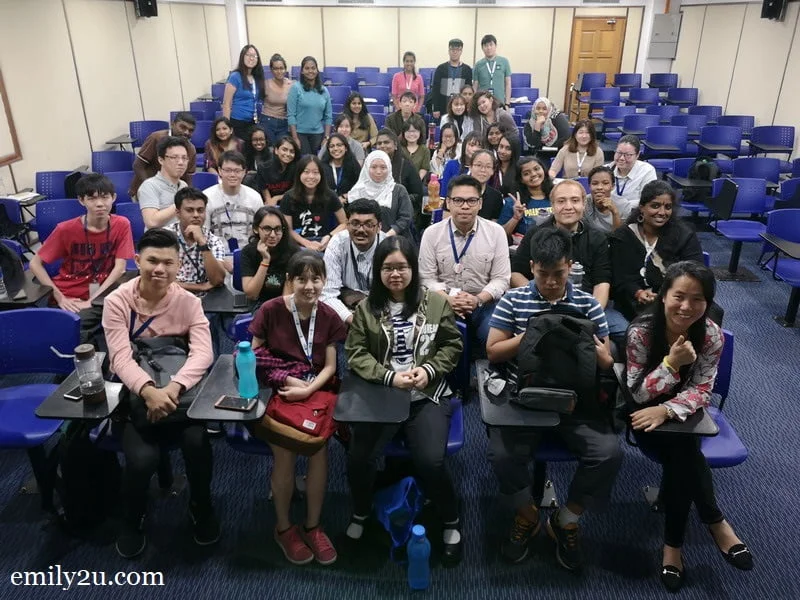 group photo with those who come to listen, and hopefully learn