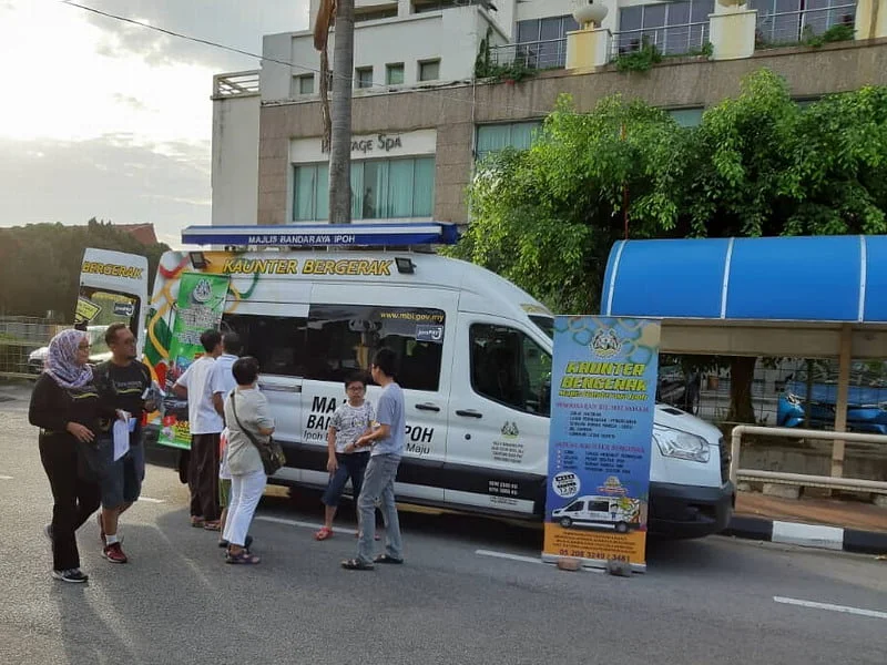 4. Ipoh City Council mobile kiosk