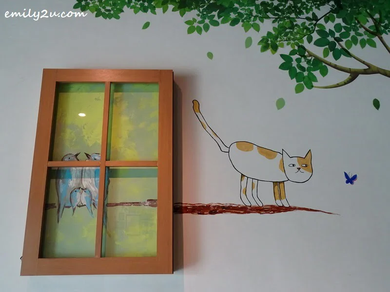 9. cat mural