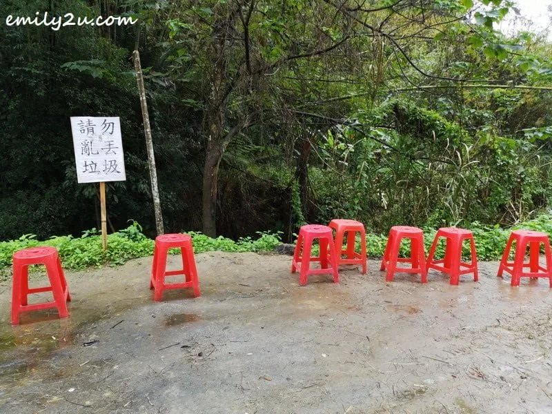 2. Tired? Take a seat.
