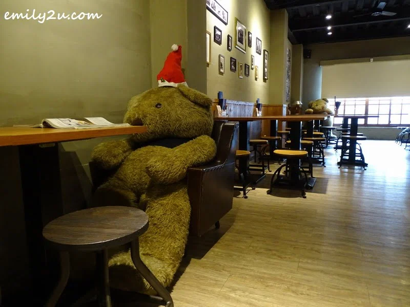 huge bear enjoying itself