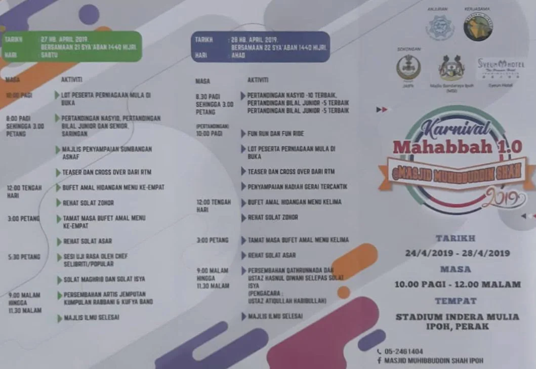 program Karnival Mahabbah