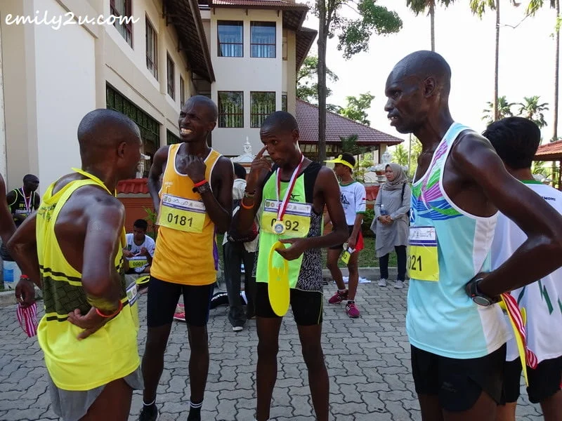 Kenyan runners swept all the top places