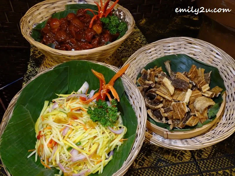  close-up of some of the dishes