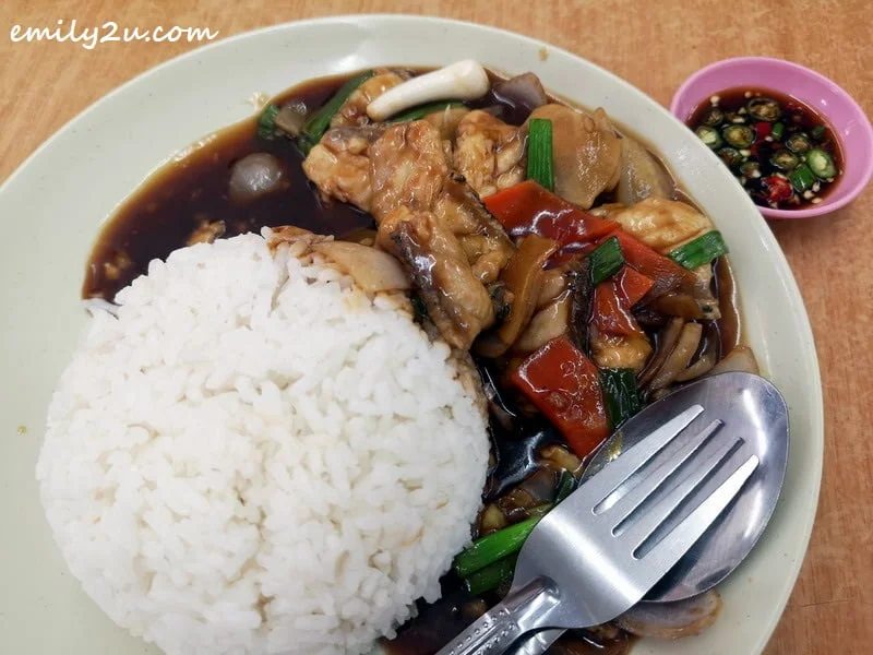 ginger fish fillet rice