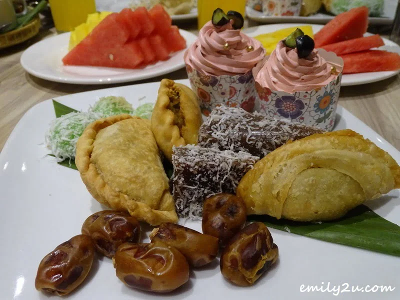 an assortment of desserts