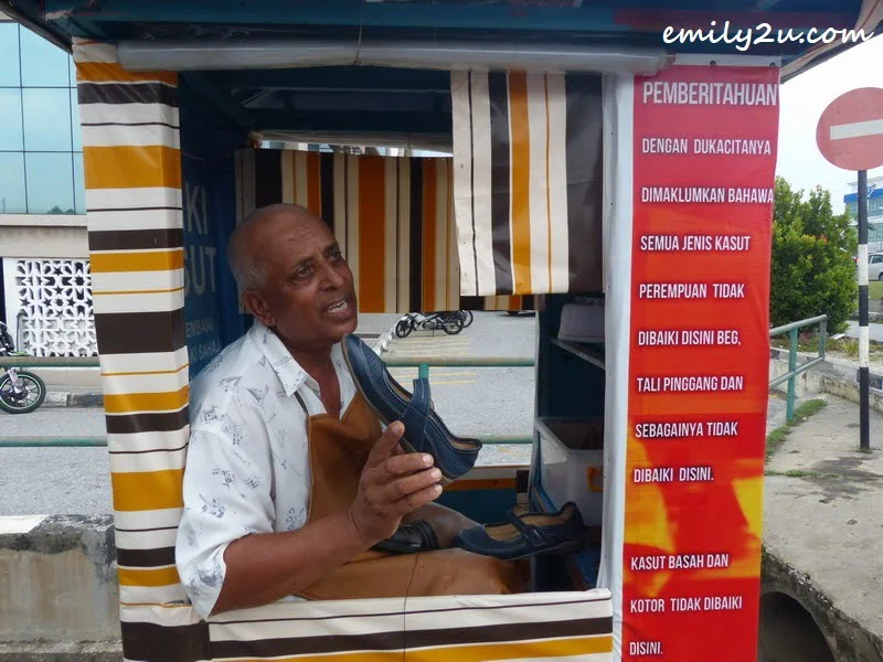 only men's shoes are repaired here
