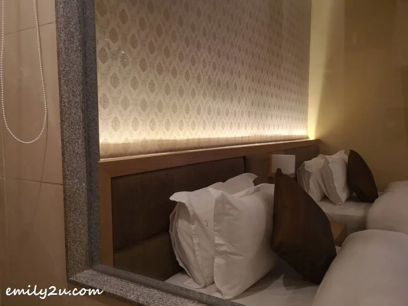 looking out to the guest room
