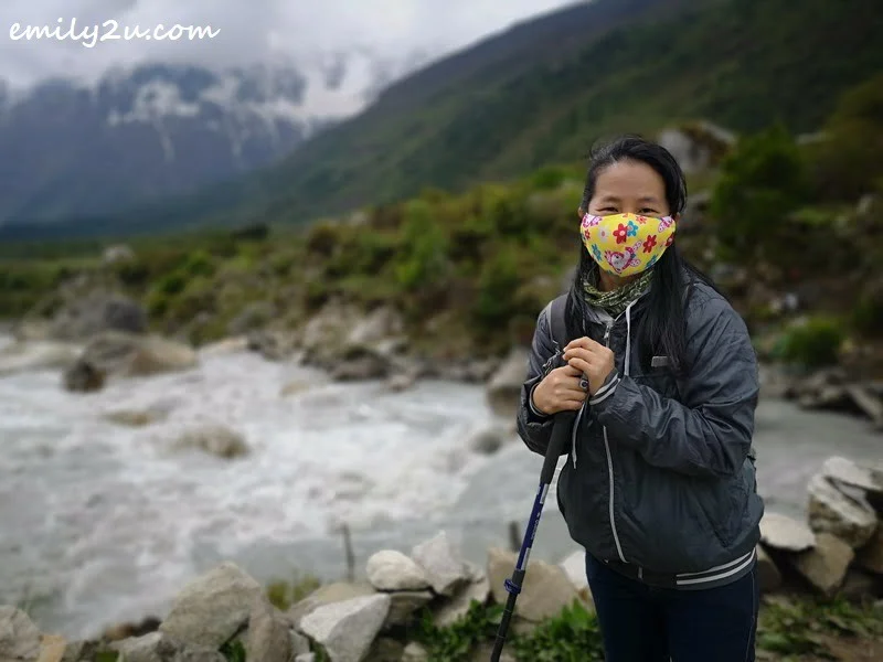 a trekking pole, though not compulsory, is extremely useful navigating the rugged terrains of the Himalayan range