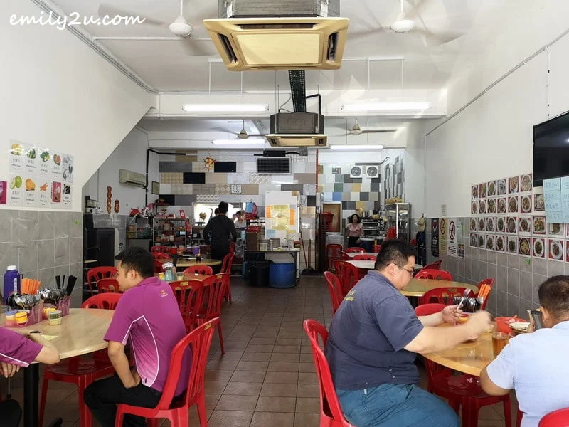  the air-conditioned restaurant