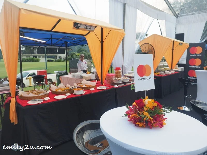 some of the food kiosks