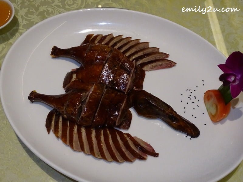  Signature Smoked Duck with Lychee Wood