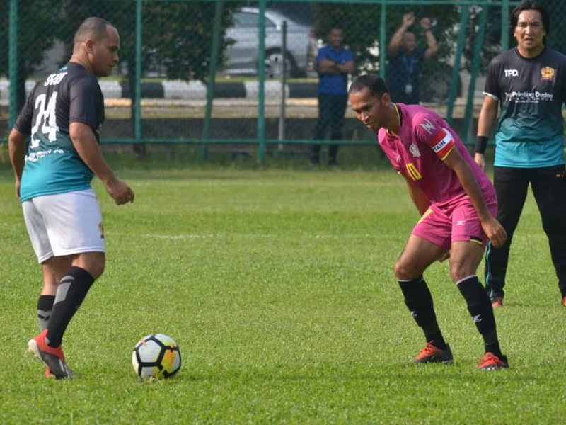 during the match