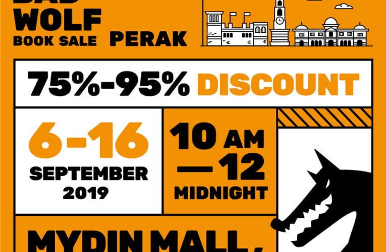 Announcement: Big Bad Wolf Book Sale in Ipoh from 6th Sept, 2019