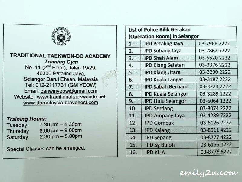 list of Selangor IPD phone numbers