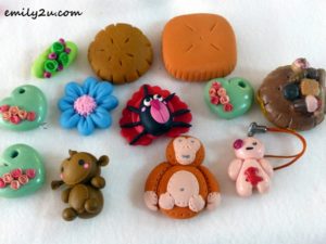 some small items Katt made from polymer clay