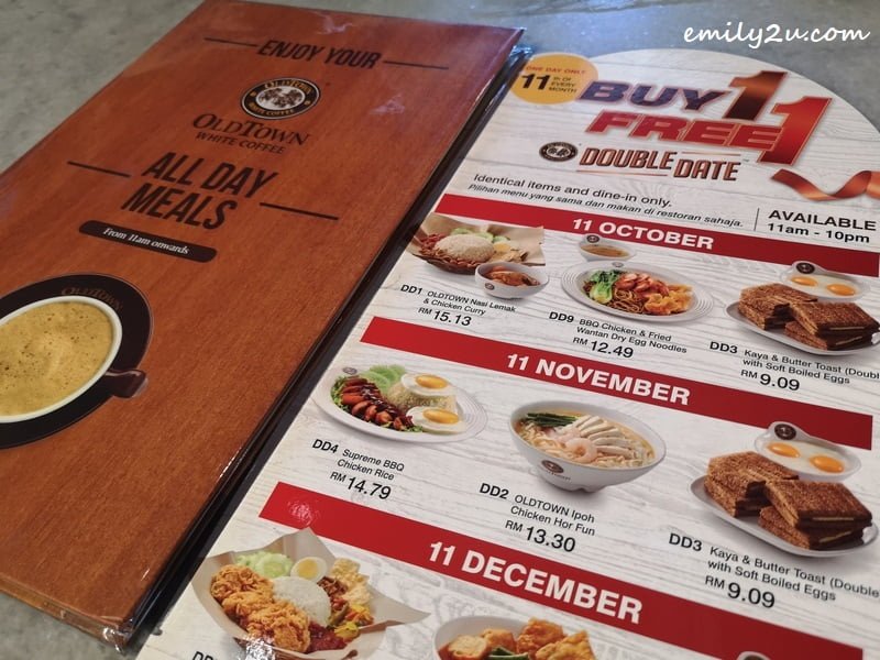 Oldtown White Coffee 11th Anniversary Double Date Promotion Is Back From Emily To You