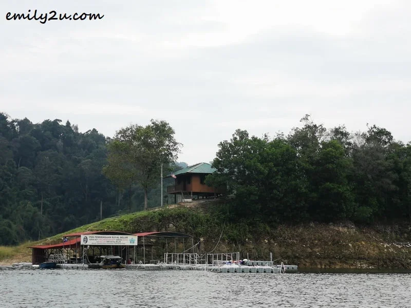 checkpoint at the entrance of the Royal Belum State Park