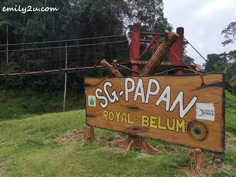arrival at Sg. Papan base camp