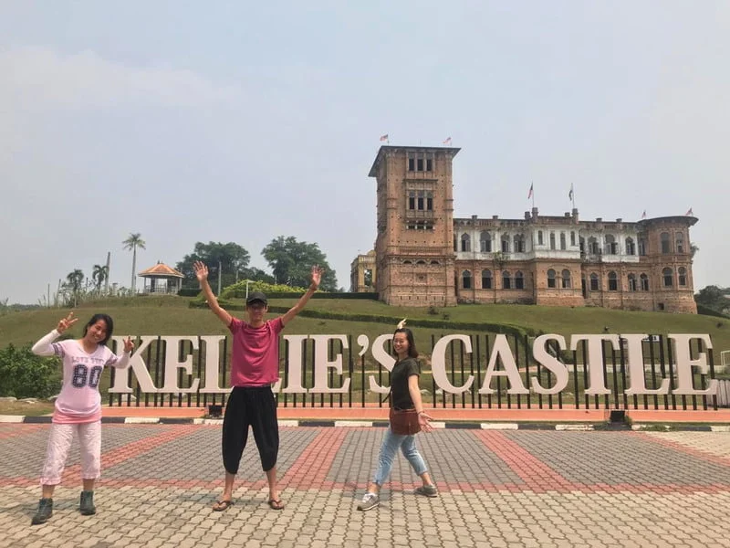 at Kellie's Castle with Gary and Jixin (R)