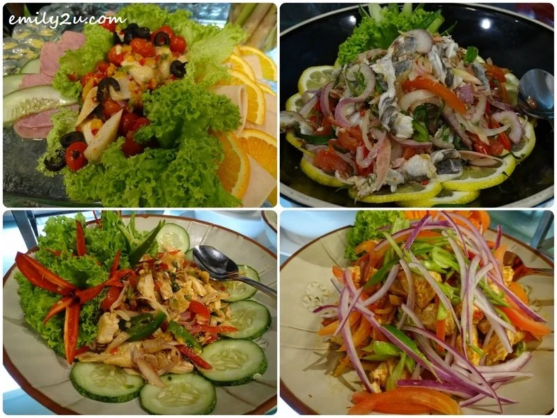 assortment of kerabu