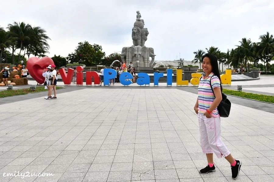 yours truly arrives at Vinpearl Land Nha Trang