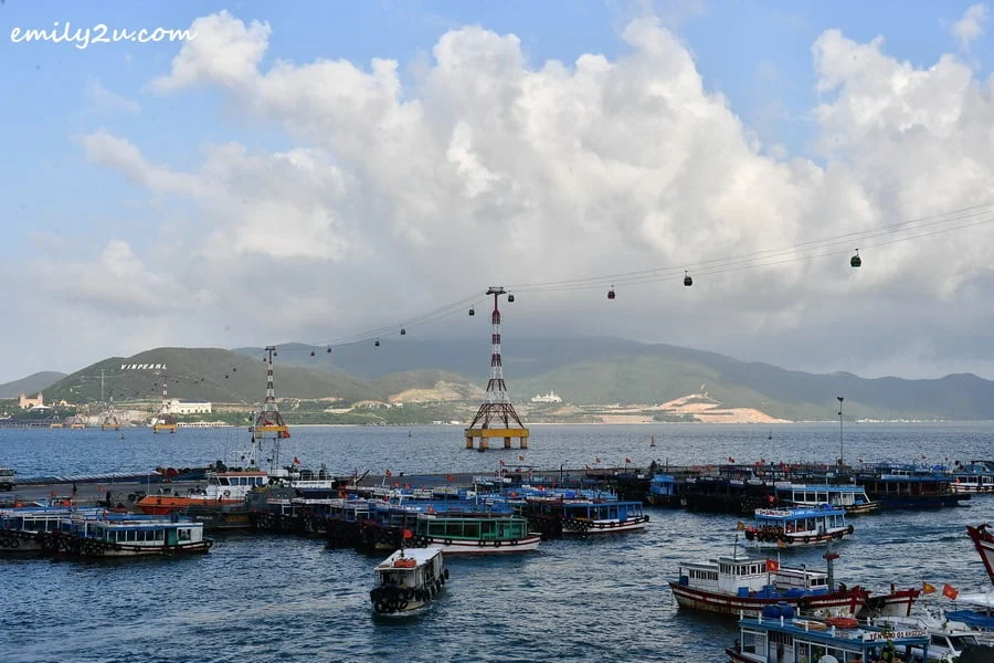 Vinpearl Land Nha Trang across Nha Trang Bay