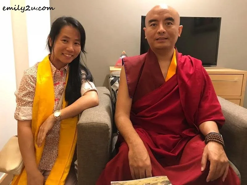private audience with the Venerable Yongey Mingyur Rinpoche