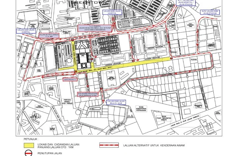 Ipoh Car-Free Day Relocates to Greentown