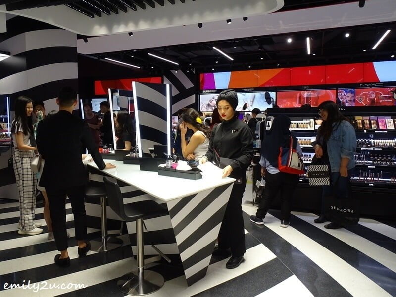 Sephora on grand opening day