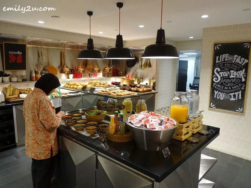  breakfast counter serving a homey menu