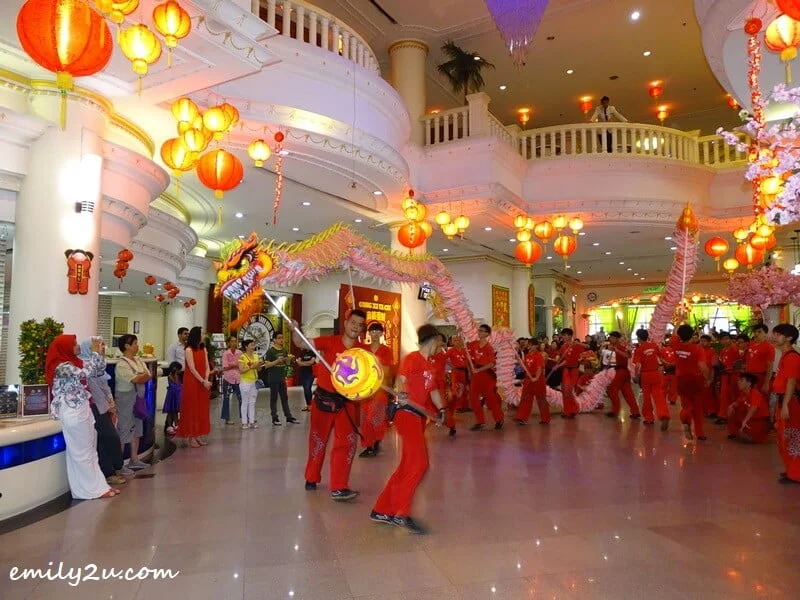 dragon dance performance begins