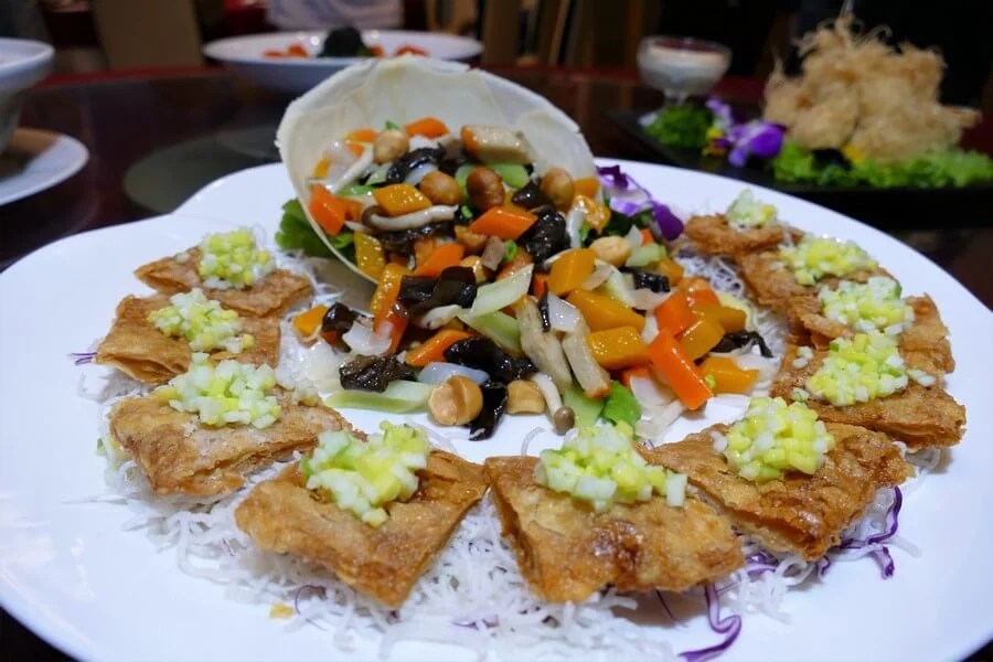 Imperial Rama - Stir-fried mixed vegetables with macadamia nuts