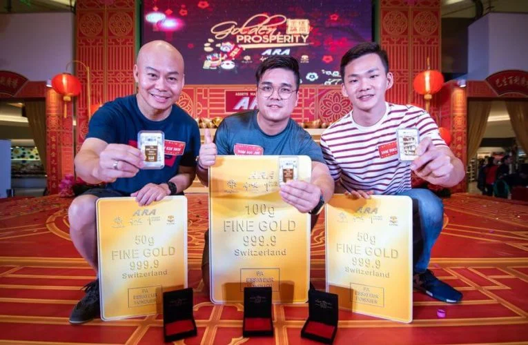 Gold Bar Winner Lives Up to Dad’s Last Wish at the Grand Finals of ARA’s “Golden Prosperity” CNY Campaign
