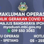 Ipoh City Council COVID-19 Operations Room Opens Today