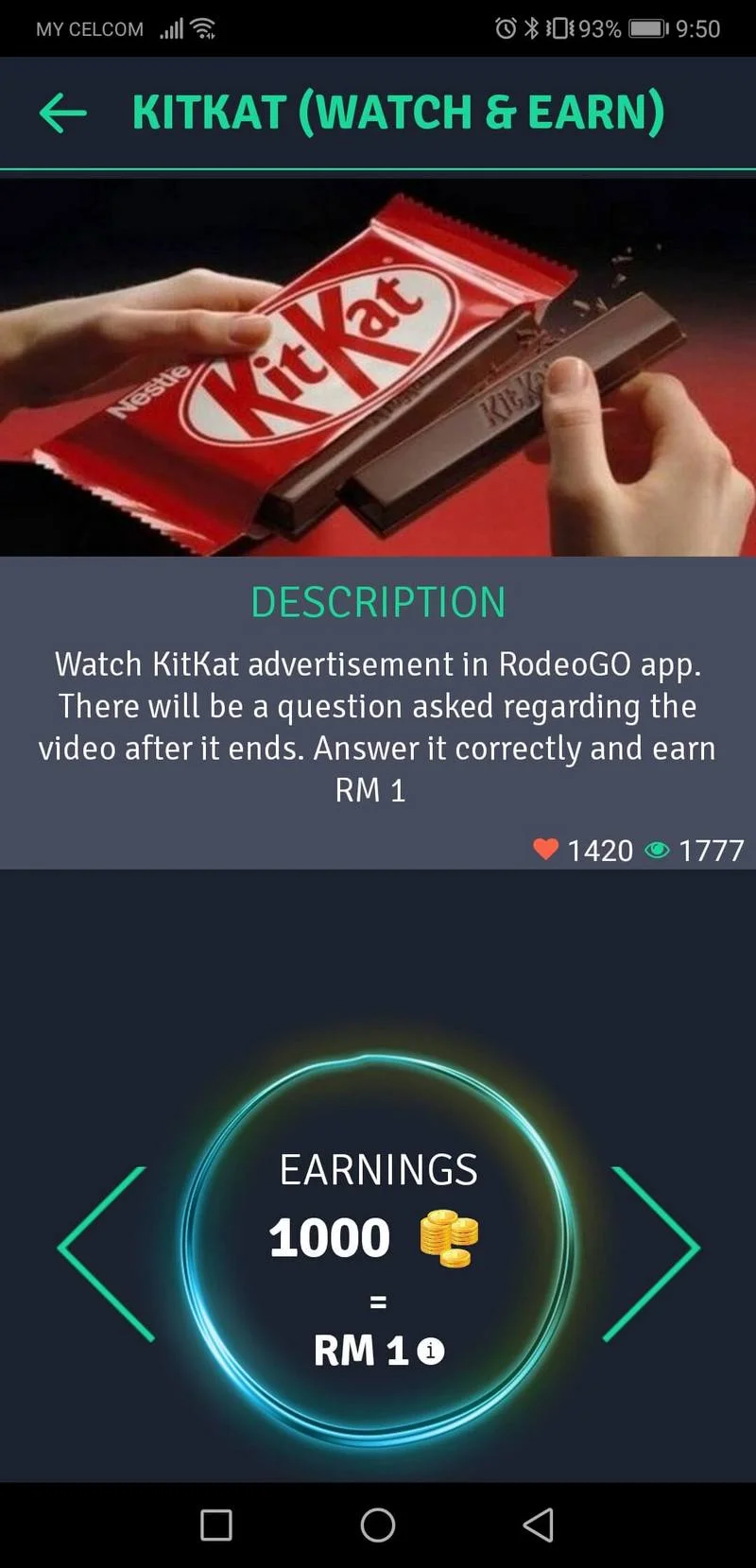 watch video and answer a simple objective question to earn