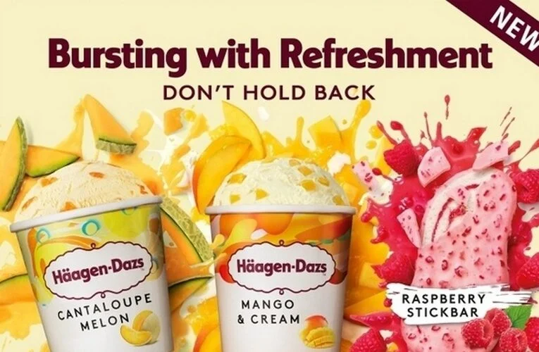 ‘Don’t Hold Back’ this Summer: Haagen-Dazs™’s New Fruity Flavours Burst with Refreshment