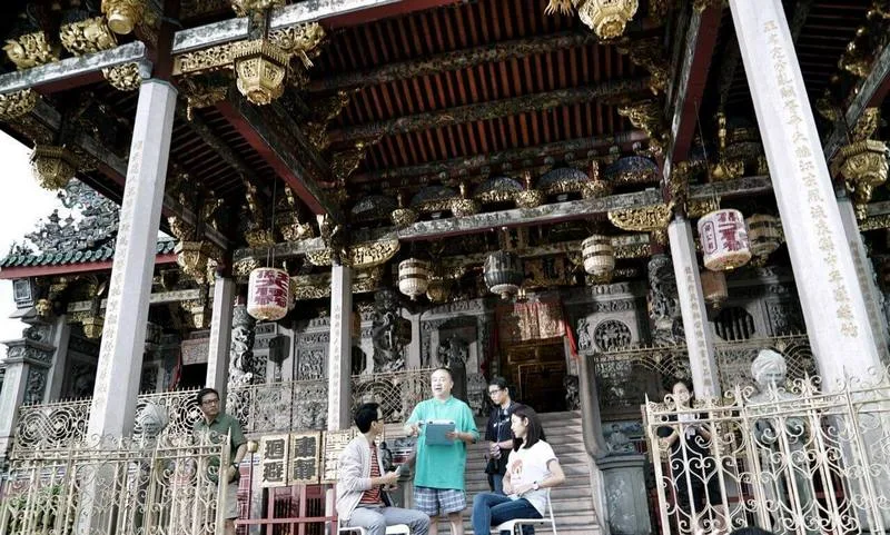 film shooting at Khoo Kongsi in Georgetown
