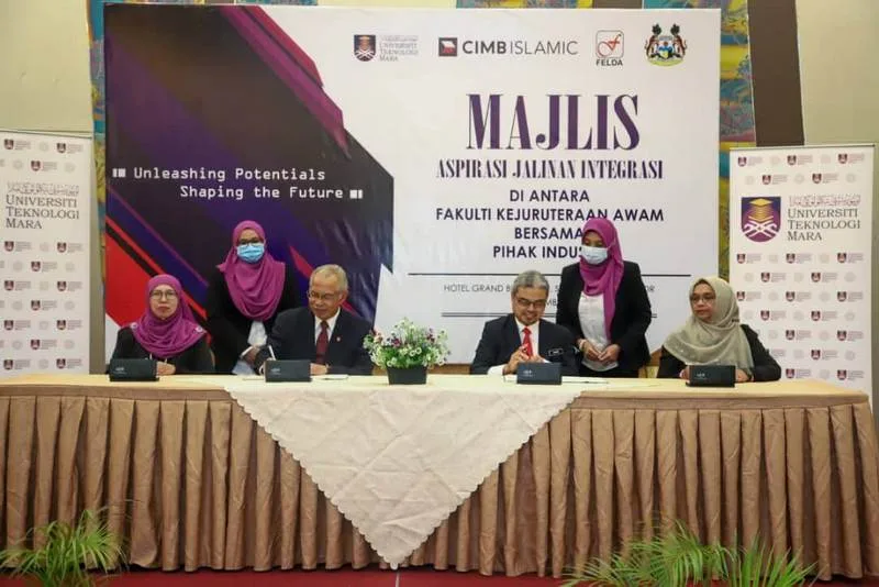 signing of Low Carbon City MOU between MBI & UiTM on 15th September, 2020, at Hotel Grand Bluewave, Shah Alam