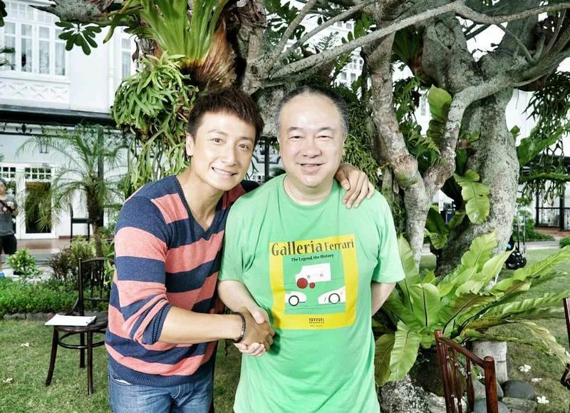 Ko (right) with lead actor, Alex Fong
