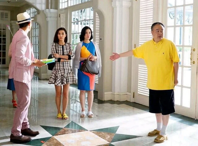 Ko (right) directs his actors (L-R) Louis Cheung, Annie Liu & Maggie Cheung