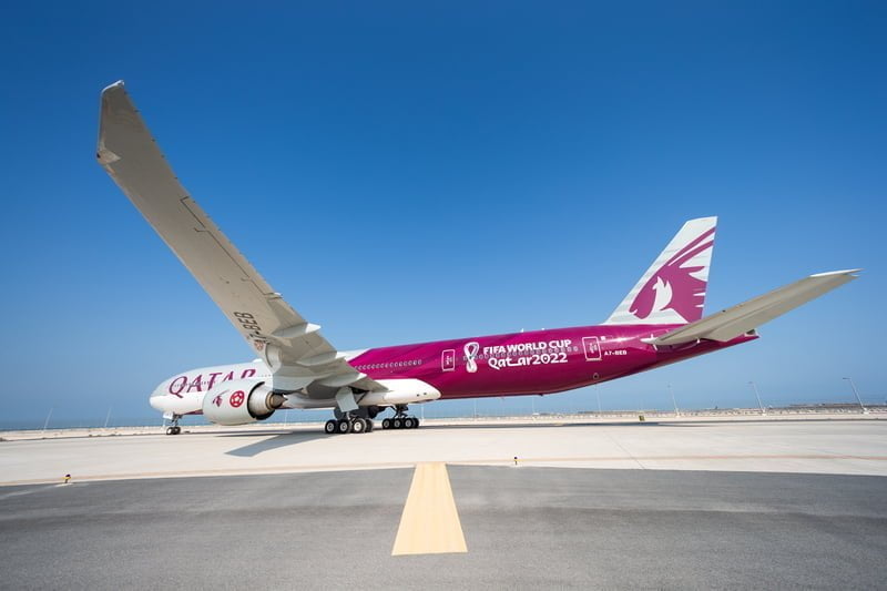 Qatar Airways Reveals First Bespoke FIFA World Cup Qatar 2022™ Aircraft