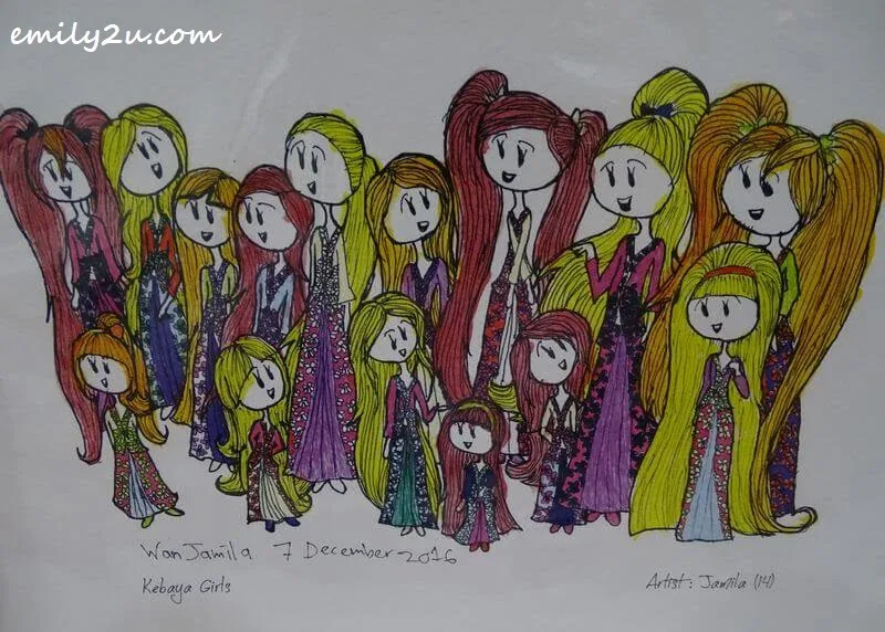 Jamila's signature Kebaya Girls